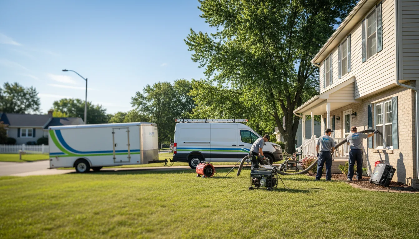 Flooded Basement Restoration And Cleanup With Repair in Portsmouth, IA near me